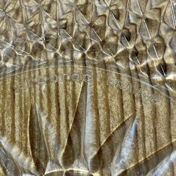 Vintage‎ Arcoroc Decorative Glass Bowl. 1960’s Made in France Set Of 2 - Picture 3 of 11